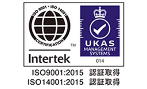 Intertekマーク　UKASマーク